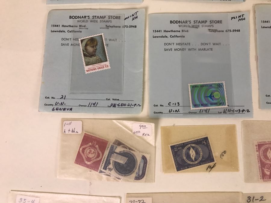 Large Mint Stamp Collection Mainly United Nations Stamps [Photo 14]