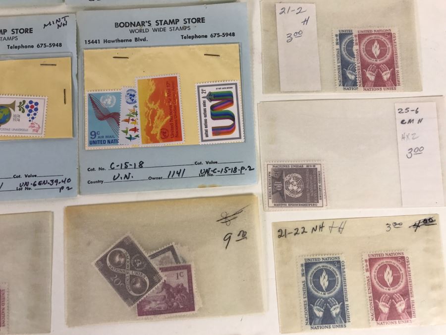 Large Mint Stamp Collection Mainly United Nations Stamps [Photo 11]