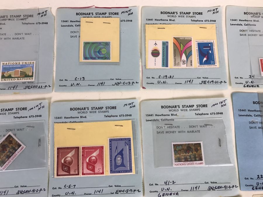 Large Mint Stamp Collection Mainly United Nations Stamps [Photo 9]