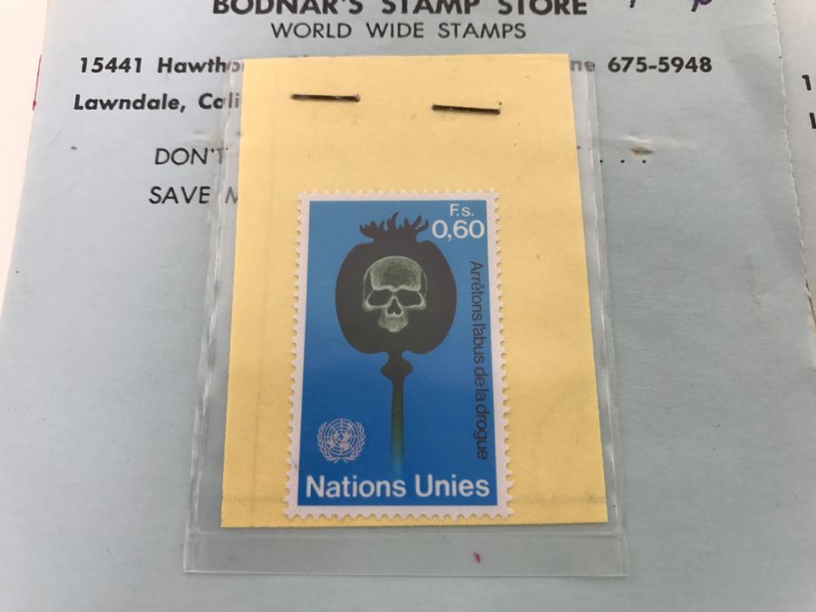 Large Mint Stamp Collection Mainly United Nations Stamps [Photo 3]
