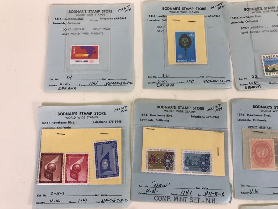 Large Mint Stamp Collection Mainly United Nations Stamps [Photo 7]
