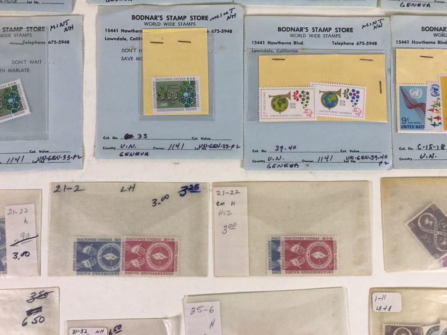 Large Mint Stamp Collection Mainly United Nations Stamps [Photo 12]