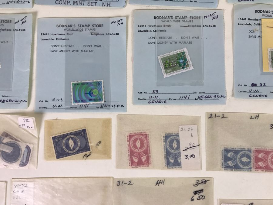 Large Mint Stamp Collection Mainly United Nations Stamps [Photo 13]