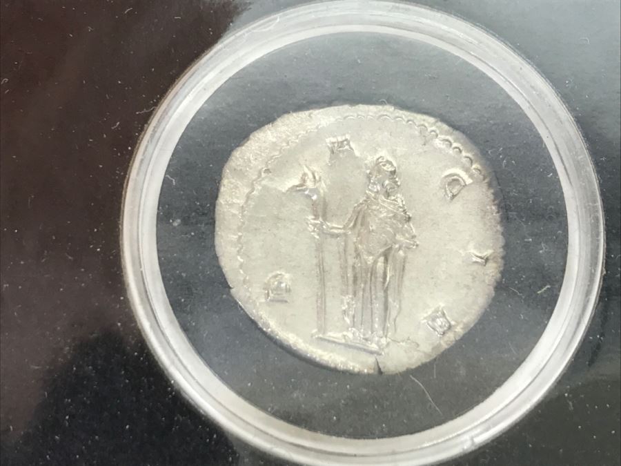 Trajan Decius Ancient Roman Silver (Apx 250 AD) Extra Fine Condition With Documentation [Photo 9]