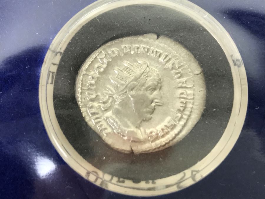 Trajan Decius Ancient Roman Silver (Apx 250 AD) Extra Fine Condition With Documentation [Photo 8]