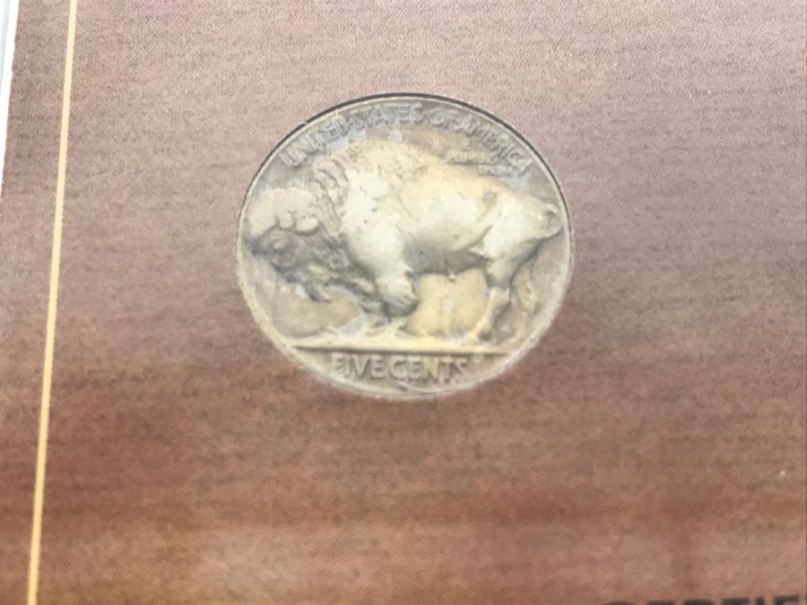 Three Rare Coins - Buffalo Nickel, Indian Cent And Liberty Nickel In Plastic Display Case [Photo 7]