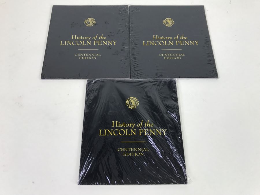 (3) New In Packaging The Morgan Mint History Of The Lincoln Penny Centennial Edition