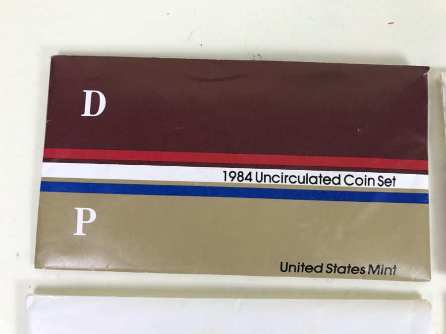 (9) Uncirculated U.S. Mint Coint Sets (5) 1987, (3) 1988, (1) 1984 [Photo 5]