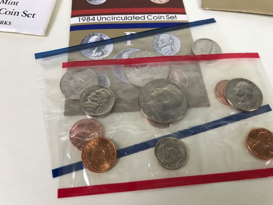 (9) Uncirculated U.S. Mint Coint Sets (5) 1987, (3) 1988, (1) 1984 [Photo 12]