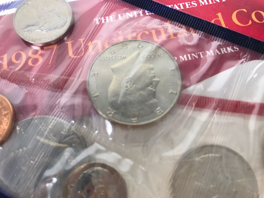 (9) Uncirculated U.S. Mint Coint Sets (5) 1987, (3) 1988, (1) 1984 [Photo 7]