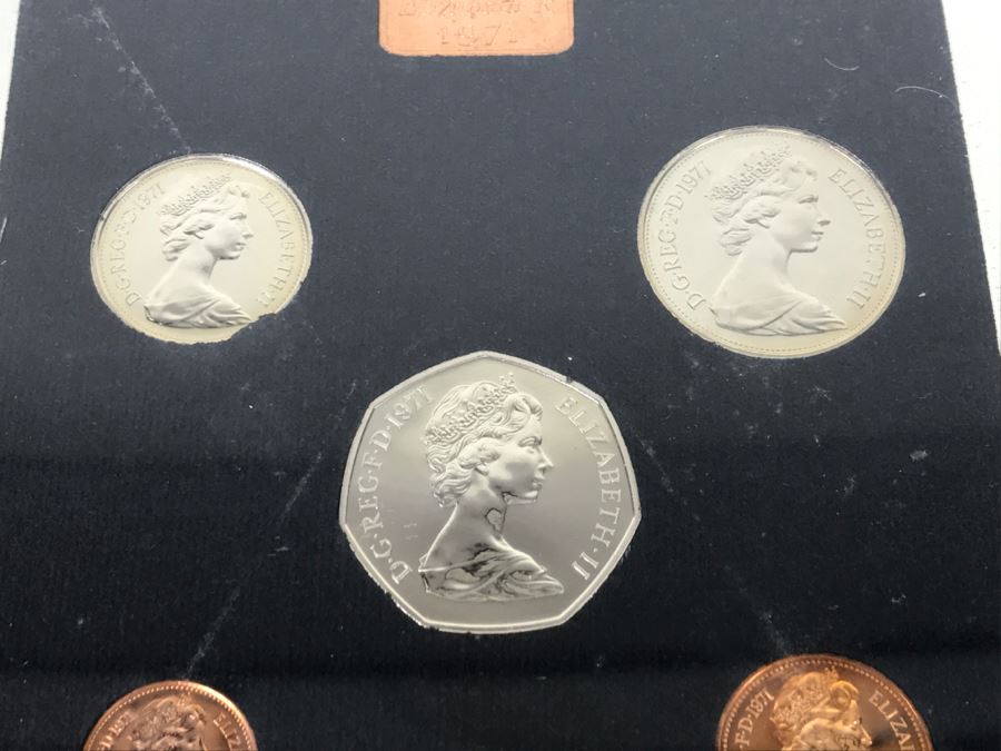 The Decimal Coinage Of Great Britain And Northern Ireland 1971 Coins [Photo 12]