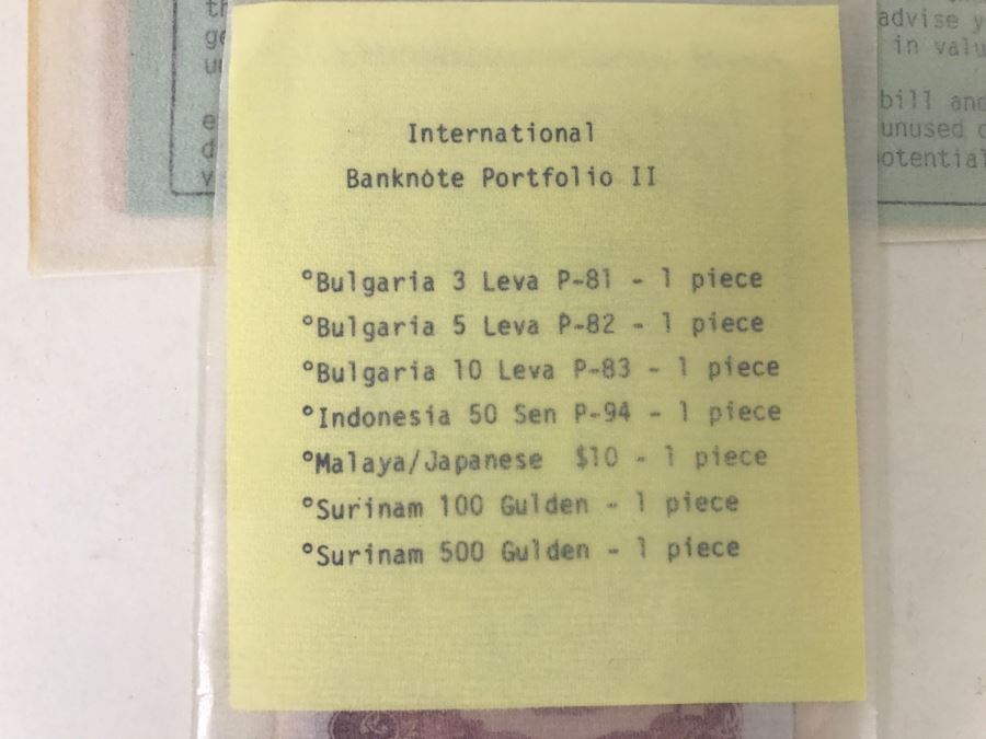 Large Collection Of Foreign Currency Paper Money [Photo 18]