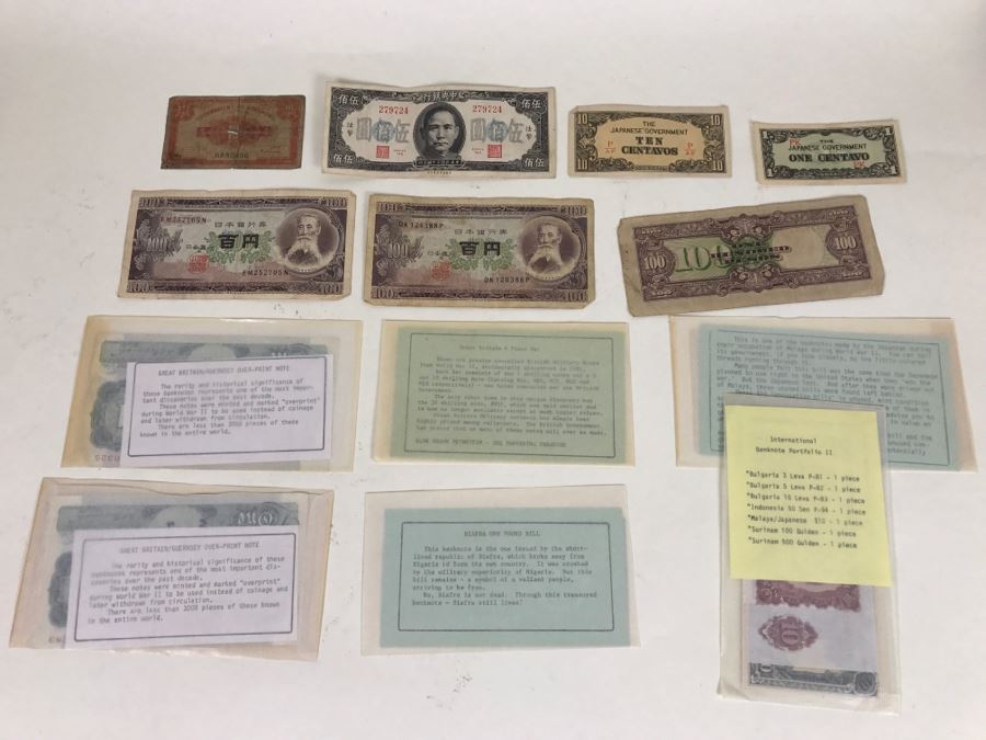 Large Collection Of Foreign Currency Paper Money [Photo 2]