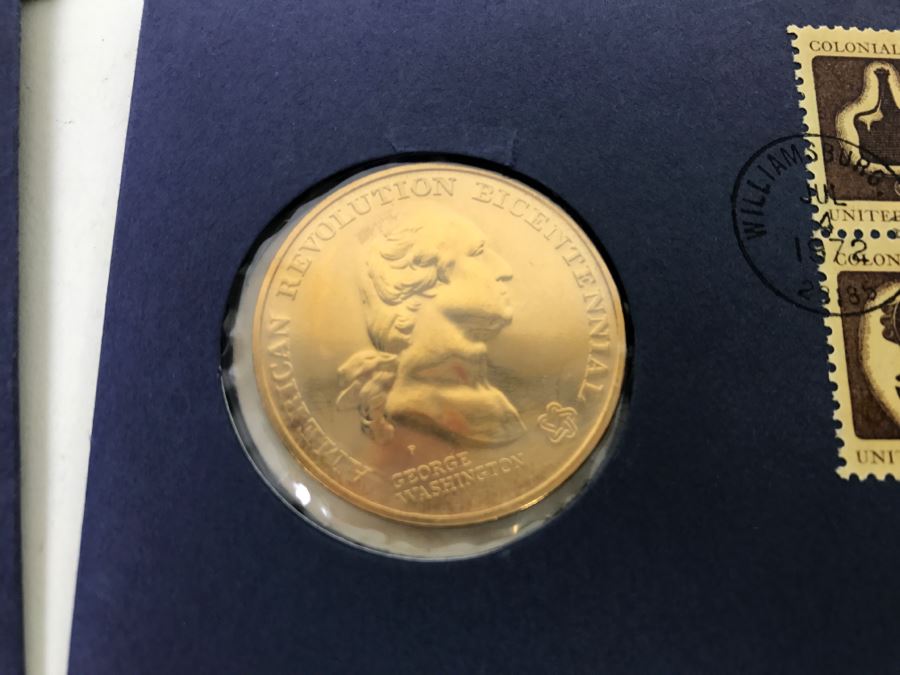 1983 United States Proof Set + (1) 1976 Bicentennial First Day Cover + (3) American Revolution Bicentennial Commemorative Medals [Photo 6]