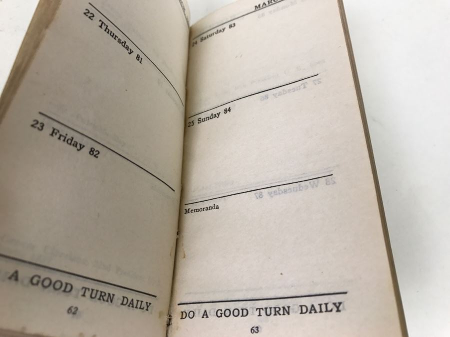 Vintage 1923 Boy Scout Diary Boy Scouts Of America [Photo 18]