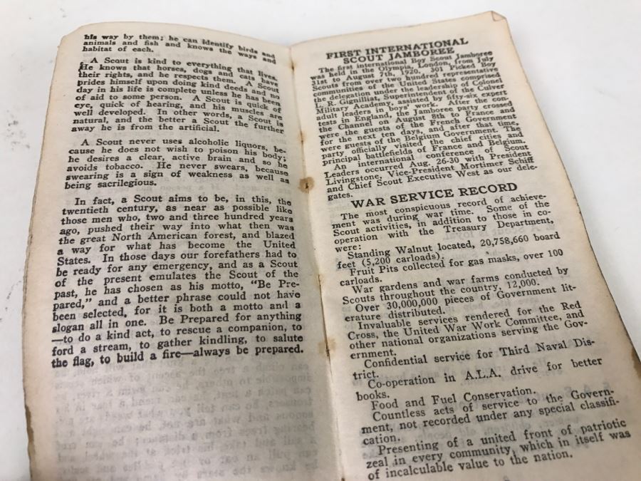Vintage 1923 Boy Scout Diary Boy Scouts Of America [Photo 17]