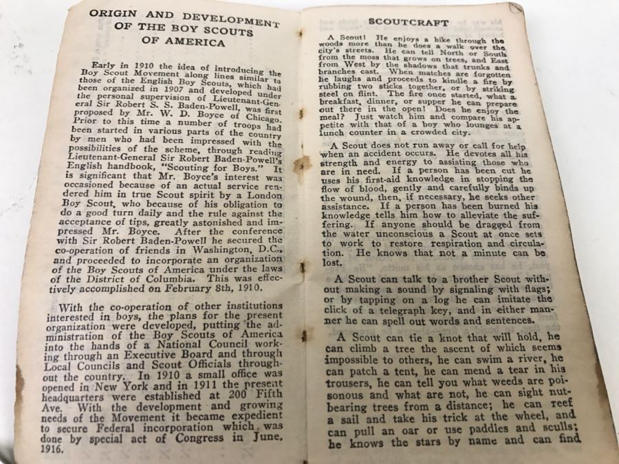 Vintage 1923 Boy Scout Diary Boy Scouts Of America [Photo 16]