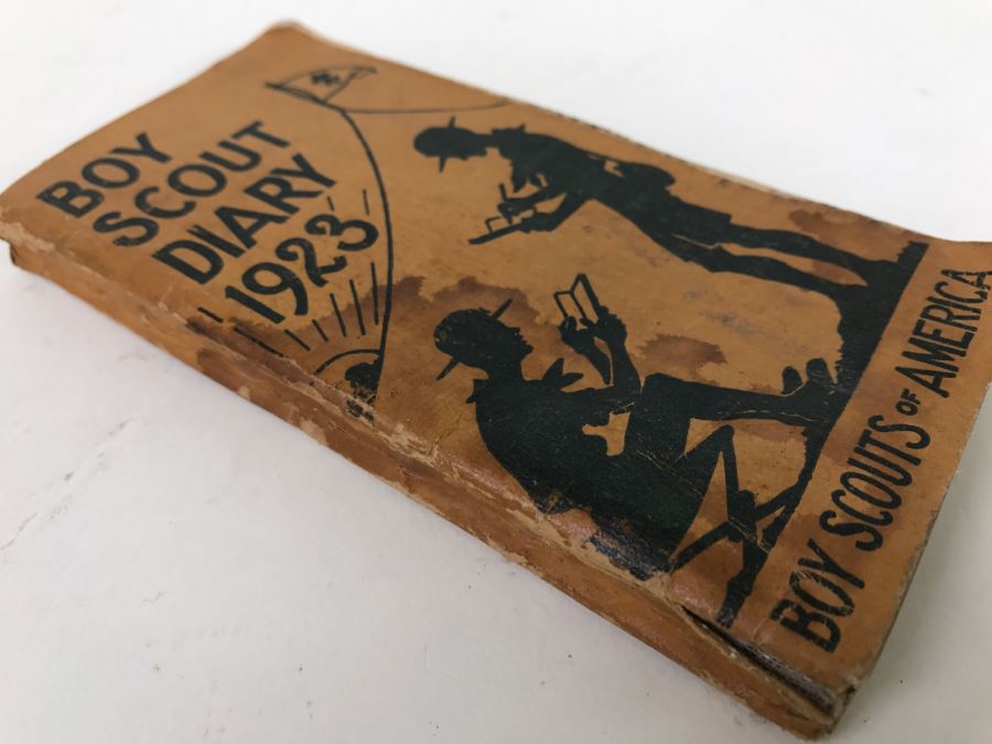 Vintage 1923 Boy Scout Diary Boy Scouts Of America [Photo 12]
