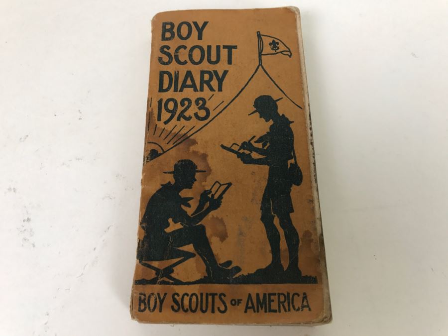 Vintage 1923 Boy Scout Diary Boy Scouts Of America [Photo 11]