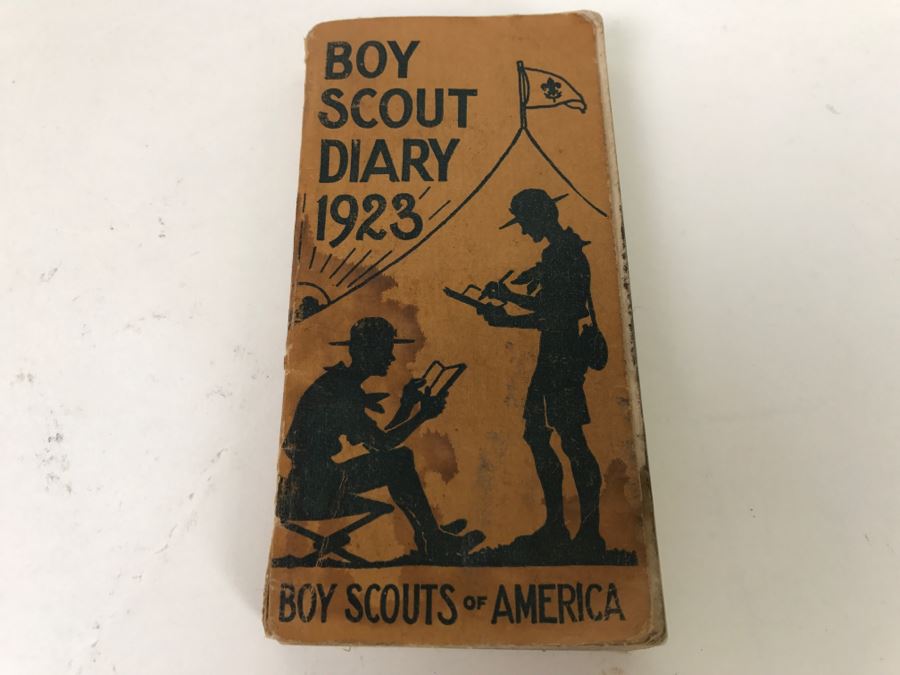 Vintage 1923 Boy Scout Diary Boy Scouts Of America [Photo 1]
