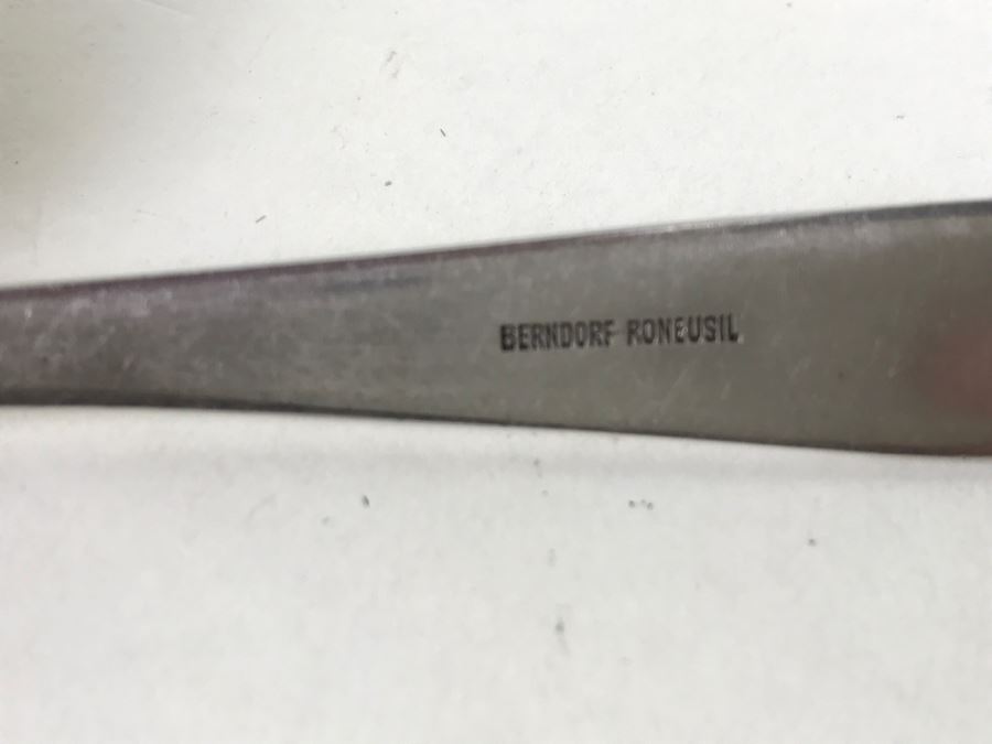 Modernist Stainless Steel Berndorf Roneusil Flatware Set [Photo 9]