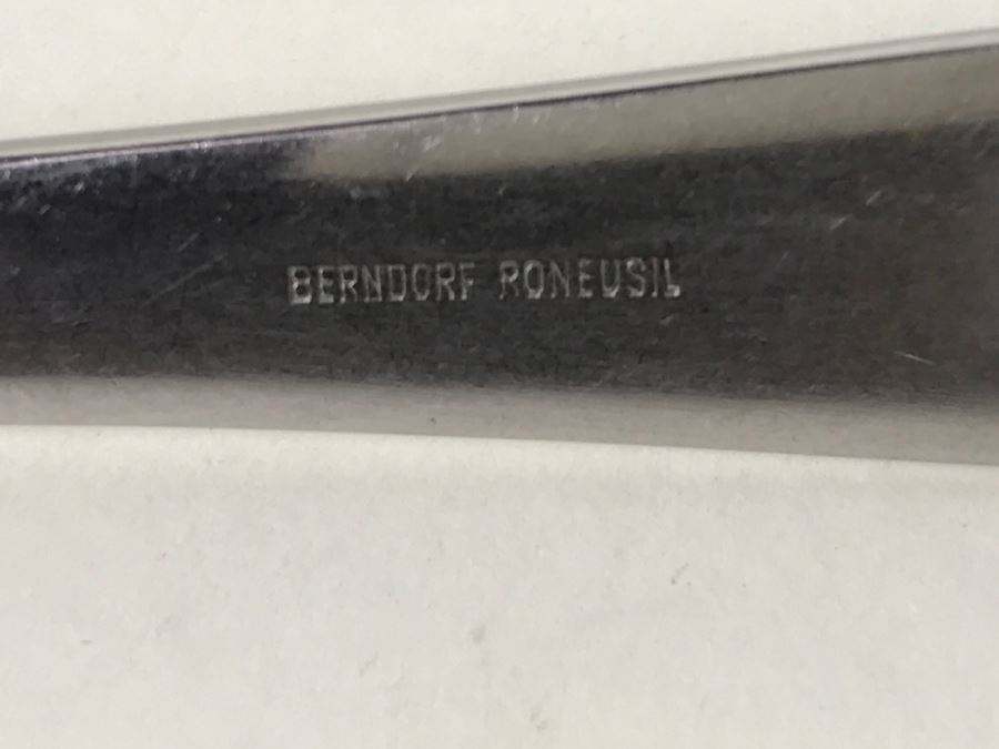 Modernist Stainless Steel Berndorf Roneusil Flatware Set [Photo 2]