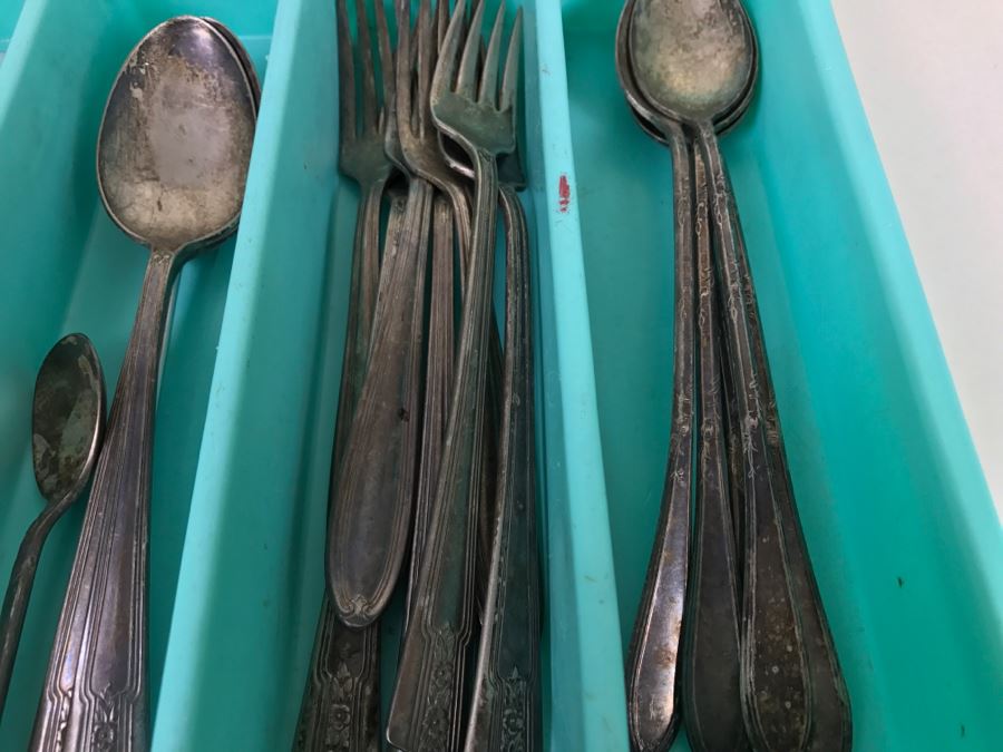 Set Of Various Silverplate Flatware W.M. Rogers [Photo 5]