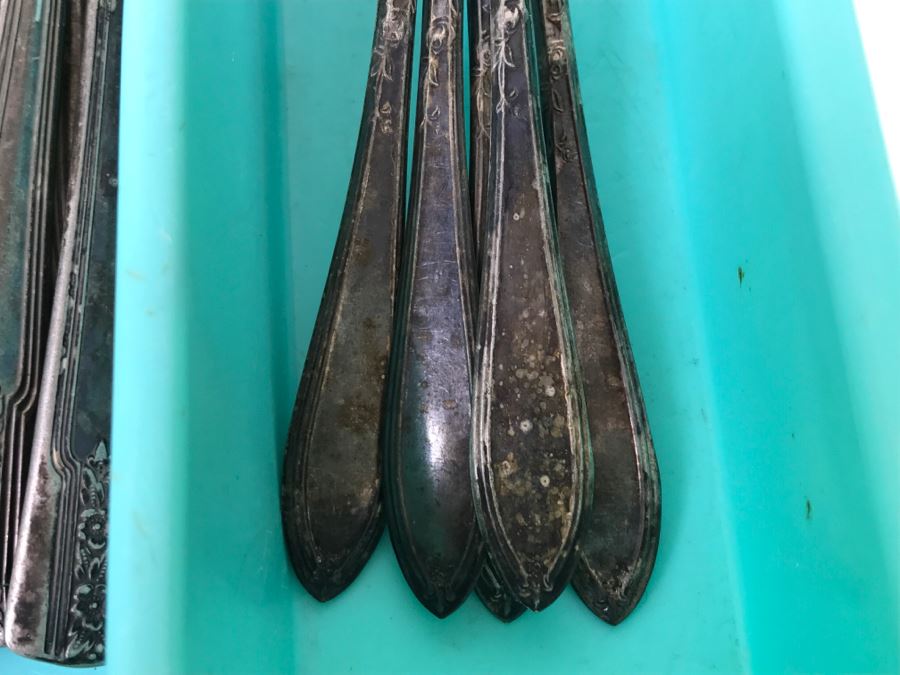 Set Of Various Silverplate Flatware W.M. Rogers [Photo 4]