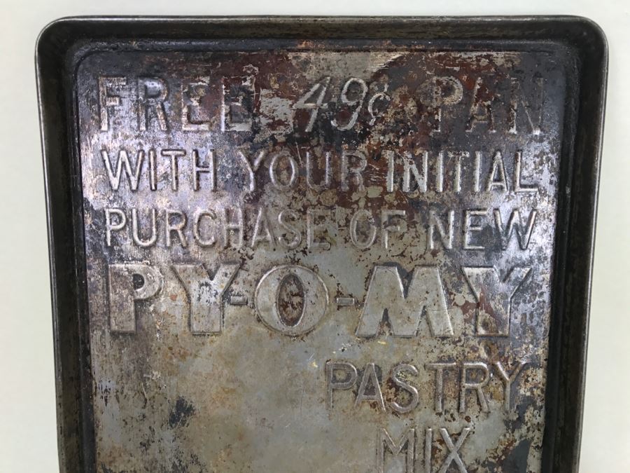 Baking Pan With Advertising PY-O-MY Pastry Mix [Photo 3]