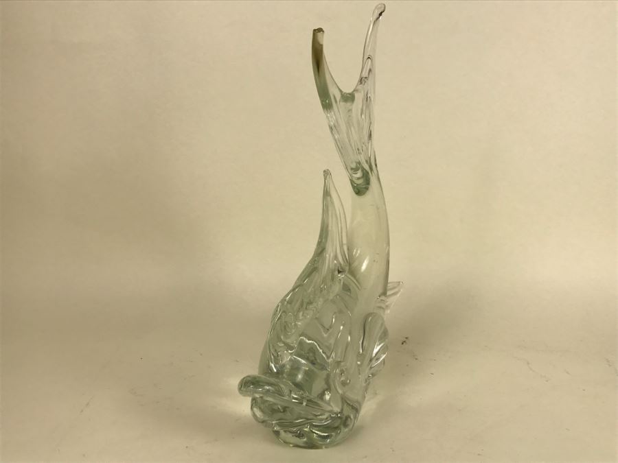 Large Clear Glass Fish Sculpture [Photo 5]