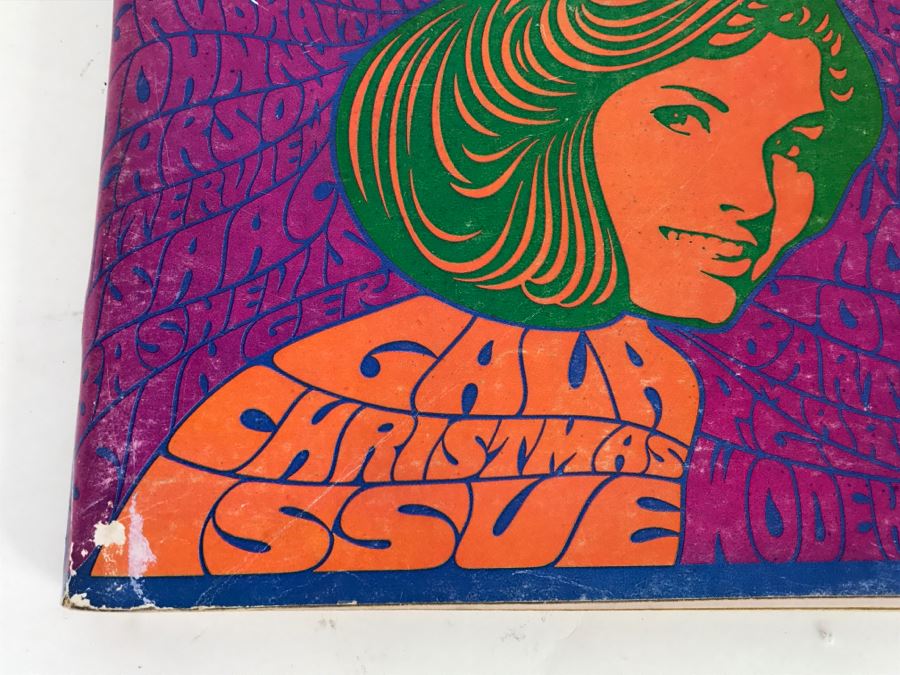 Vintage December 1967 PLAYBOY Gala Christmas Issue Groovy Psychadelic Theme [Photo 3]