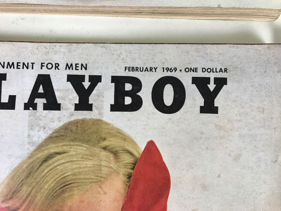 (6) Vintage PLAYBOY 1968, 1969, 1970, 1972 [Photo 12]