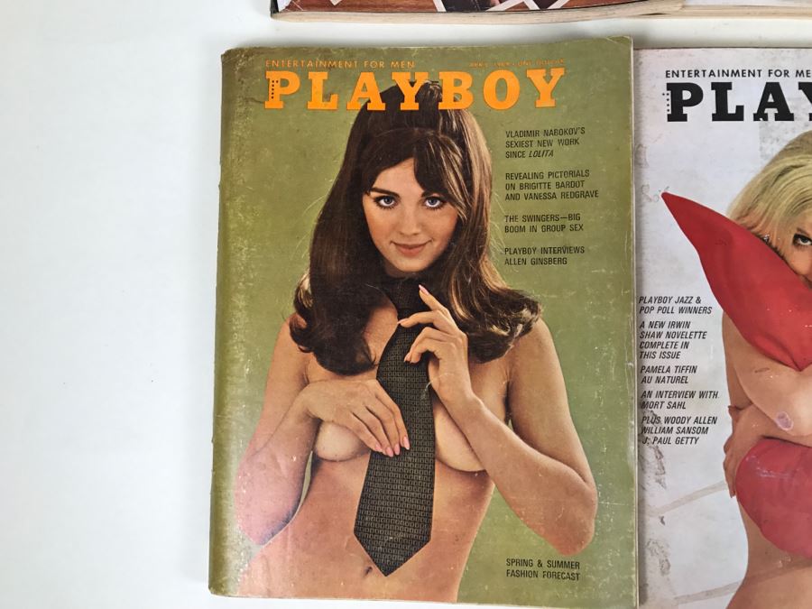 (6) Vintage PLAYBOY 1968, 1969, 1970, 1972 [Photo 15]