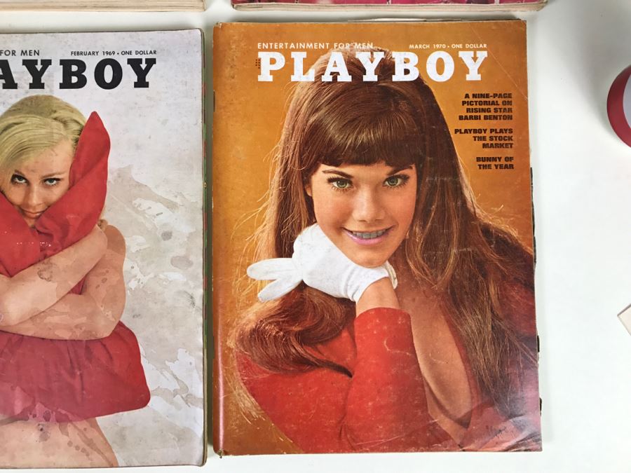 (6) Vintage PLAYBOY 1968, 1969, 1970, 1972 [Photo 9]
