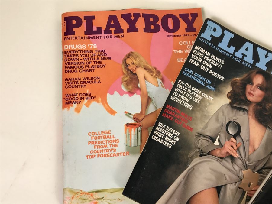 (4) Vintage PLAYBOY 1974, 1978 [Photo 2]