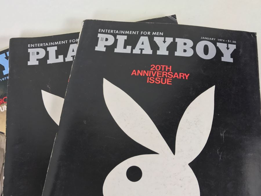 (4) Vintage PLAYBOY 1974, 1978 [Photo 5]