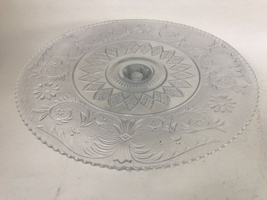 Vintage Cake Stand With Hammered Aluminum Bowl Stand And Cover With Pyrex Bowl [Photo 10]