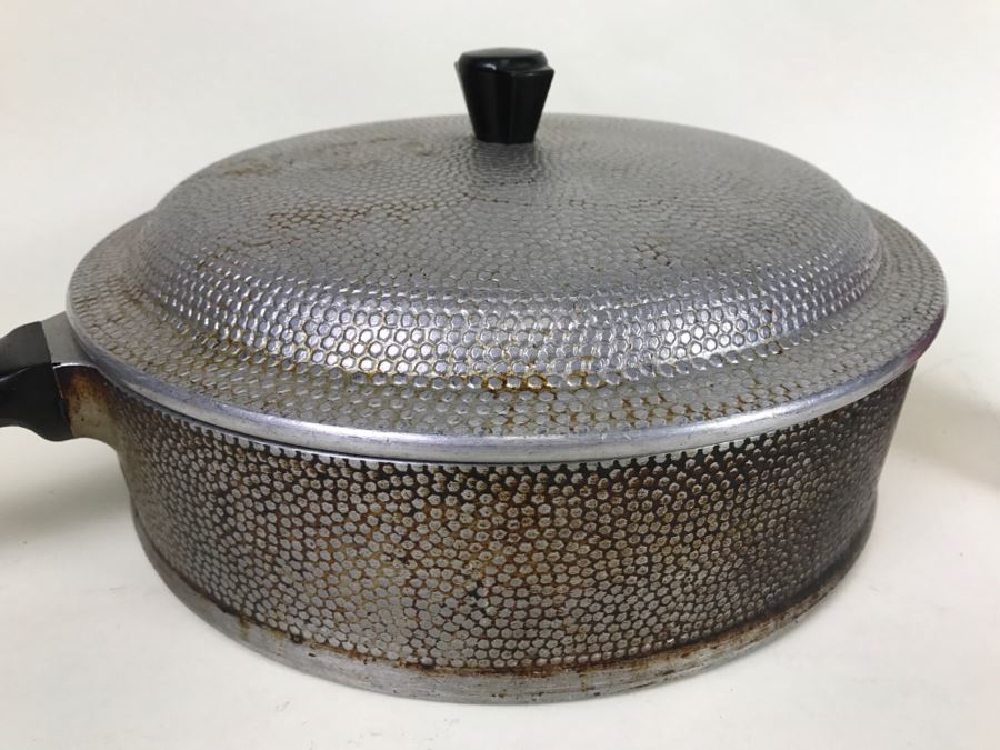 Vintage Kinney Ware Of California Los Angeles Aluminum Covered Sauce Pan [Photo 5]