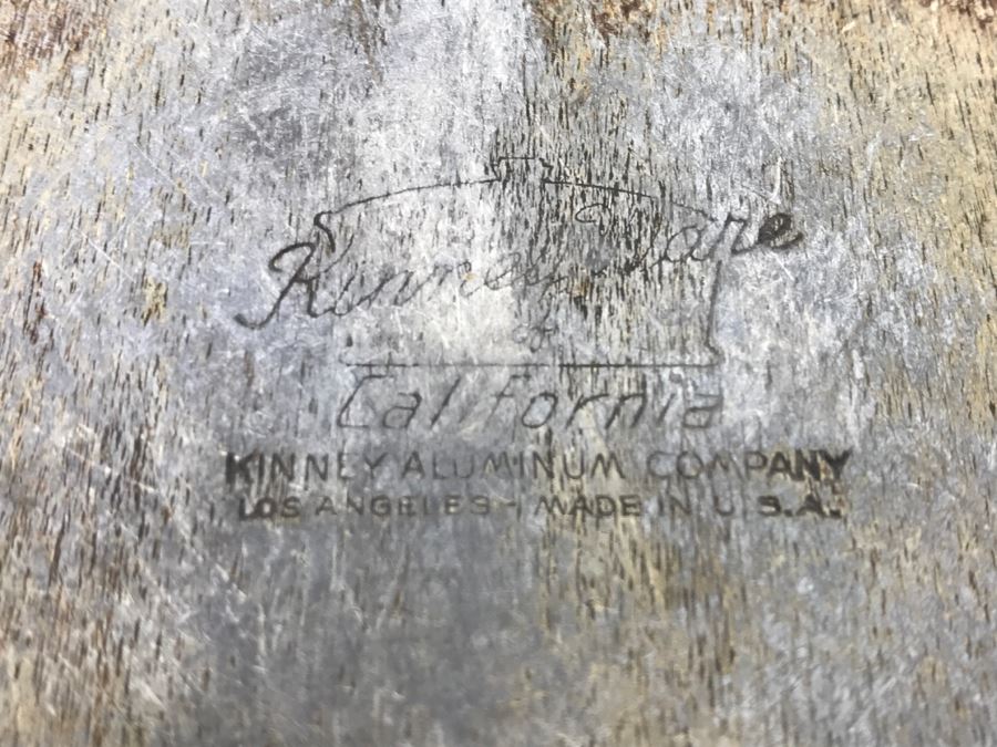 Vintage Kinney Ware Of California Los Angeles Aluminum Covered Sauce Pan [Photo 3]