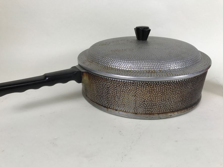 Vintage Kinney Ware Of California Los Angeles Aluminum Covered Sauce Pan [Photo 4]
