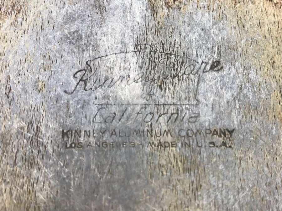 Vintage Kinney Ware Of California Los Angeles Aluminum Covered Sauce Pan [Photo 9]