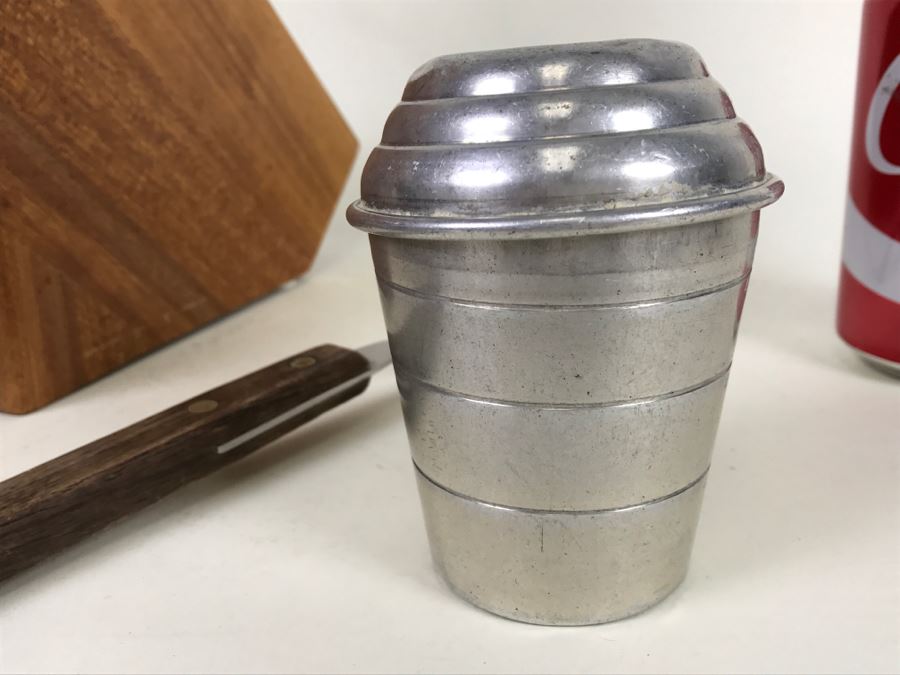 Vintage Kitchen Lot With Kingswood/Action SS Japan Knives, Wooden Rolling Pin And More [Photo 12]