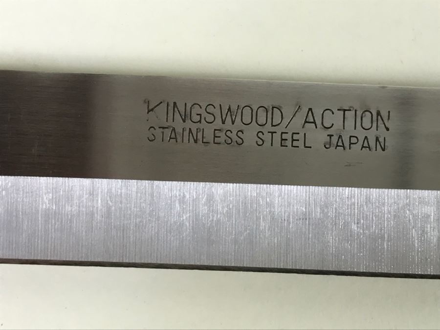 Vintage Kitchen Lot With Kingswood/Action SS Japan Knives, Wooden Rolling Pin And More [Photo 10]