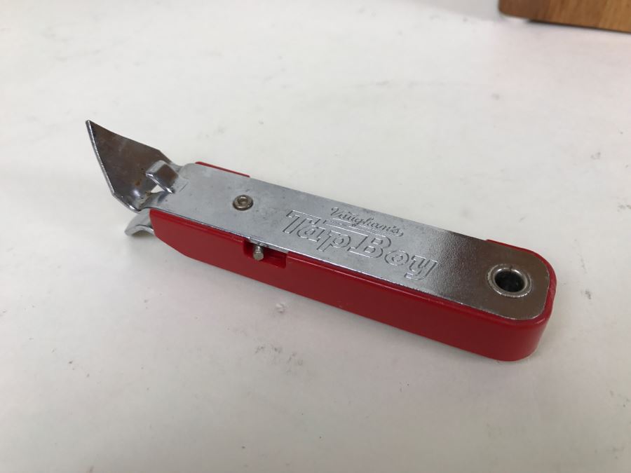 Vintage Kitchen Lot With Kingswood/Action SS Japan Knives, Wooden Rolling Pin And More [Photo 19]