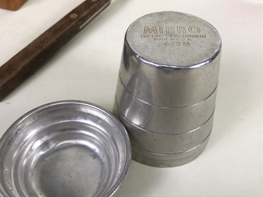 Vintage Kitchen Lot With Kingswood/Action SS Japan Knives, Wooden Rolling Pin And More [Photo 13]