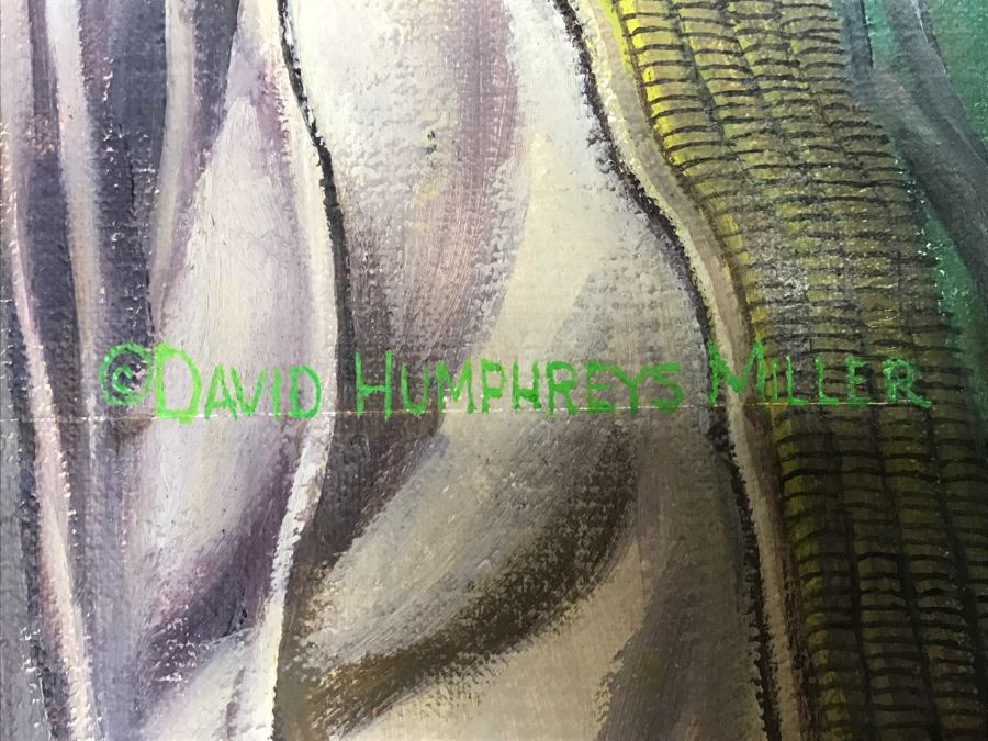 Original Oil Painting Of John Sitting Bull By David Humphreys Miller [Photo 10]