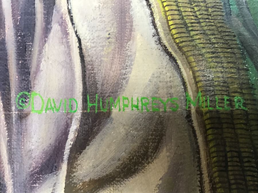 Original Oil Painting Of John Sitting Bull By David Humphreys Miller [Photo 3]