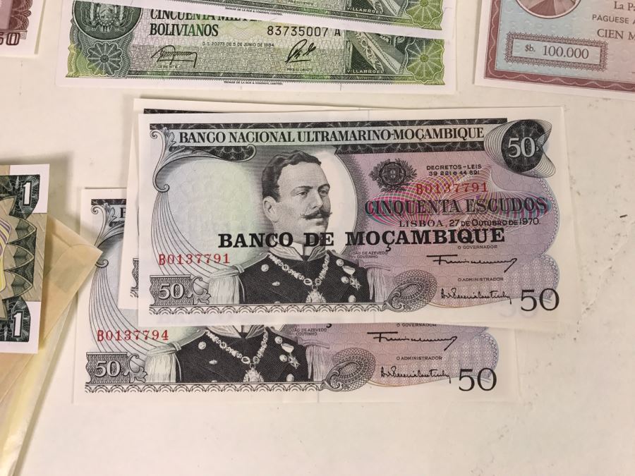 Large Collection Of Foreign Currency Paper Money [Photo 29]