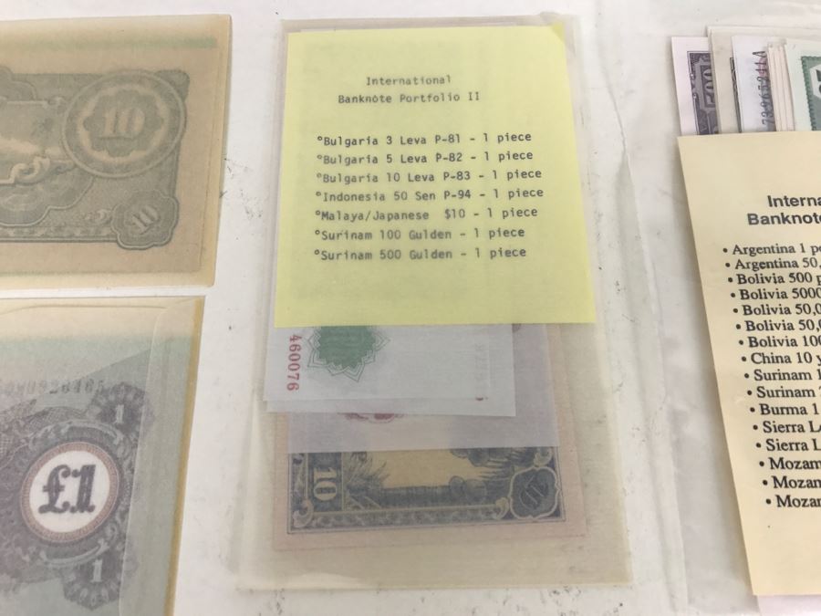 Large Collection Of Foreign Currency Paper Money [Photo 10]