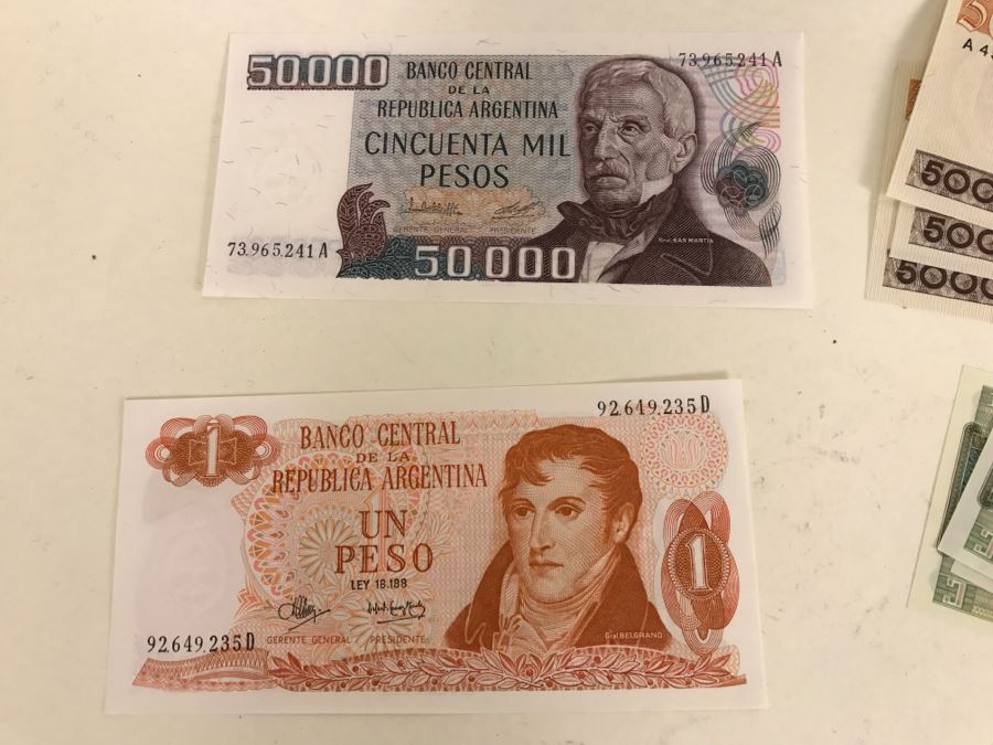 Large Collection Of Foreign Currency Paper Money [Photo 19]